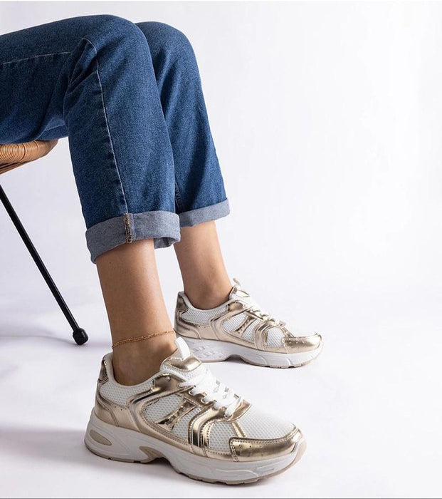 Melvyna White Motion Sneakers