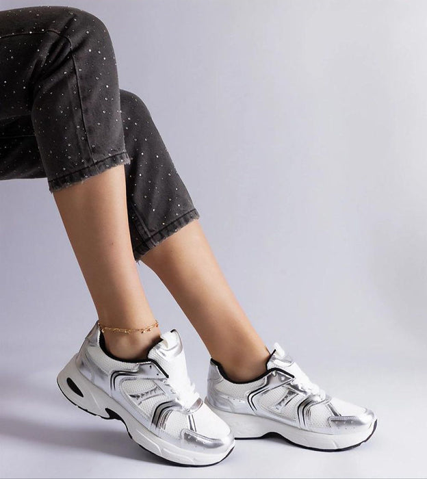 Melvyna White Motion Sneakers