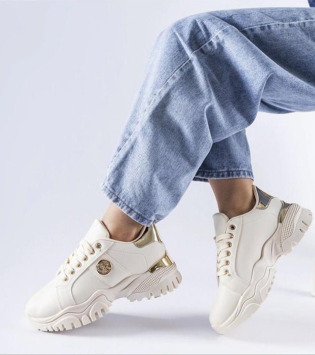 Arpaia Chunky Brown Sneakers for Women