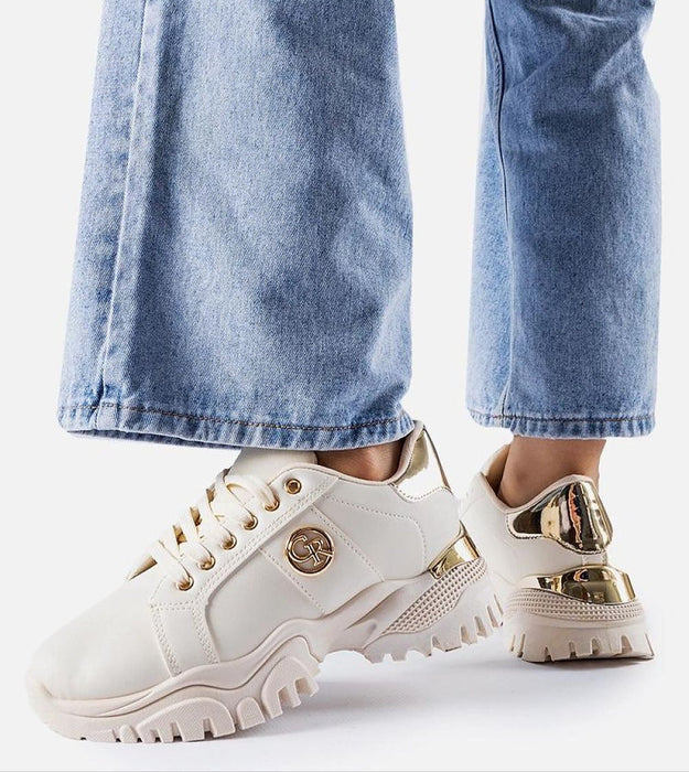 Arpaia Chunky Brown Sneakers for Women