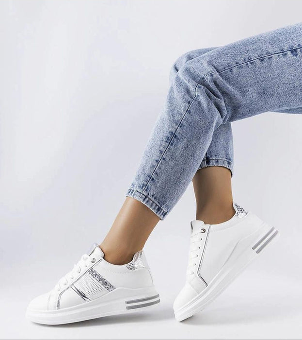 Meralla Rhinestone Platform Sneakers