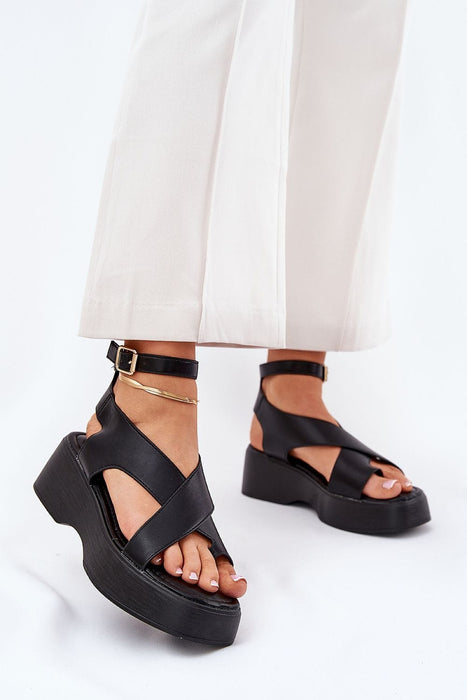 Lirianne Platform Buckle Sandals