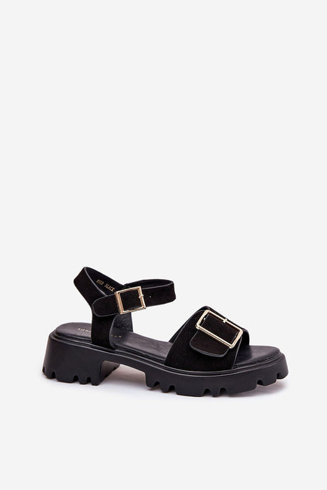 Talmera Buckled Platform Sandals