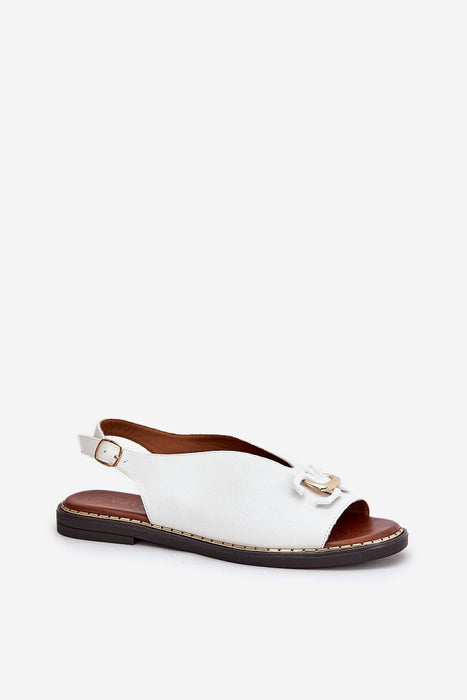 Almira Flat Eco-Leather Sandals