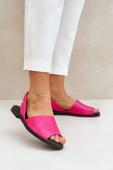 Delaira Slip-On Leather Sandals