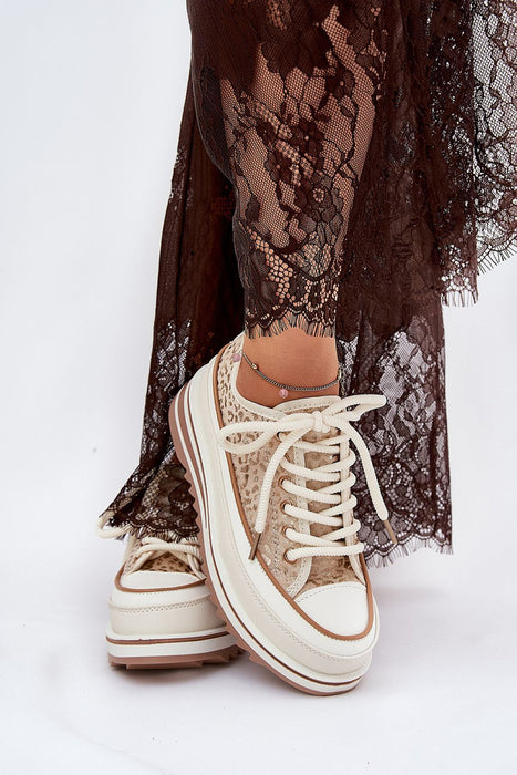 Emlira Thick-Lace Platform Sneakers