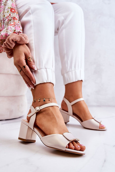 Ernara Heel-Strap Sandals