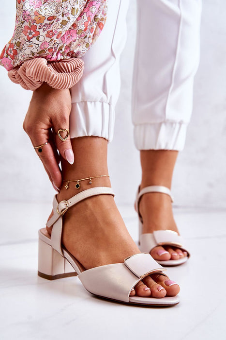 Ernara Heel-Strap Sandals