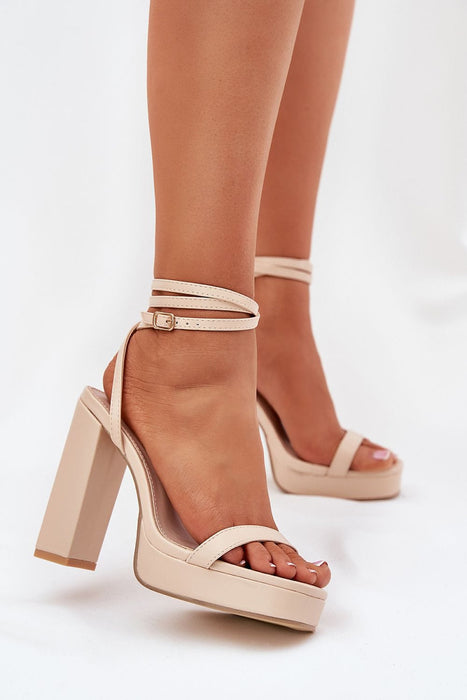 Solenyra Woven Strap Platform Sandals