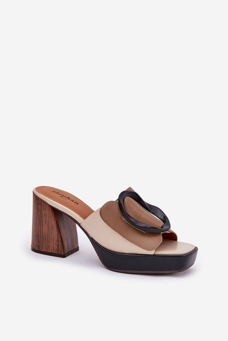 Mirellane Buckled Platform Heel Sandals