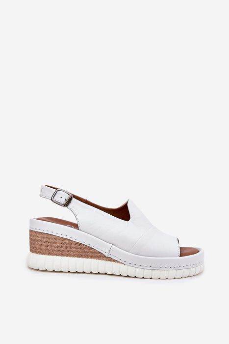 Nirellia Classic Wedge Leather Sandals