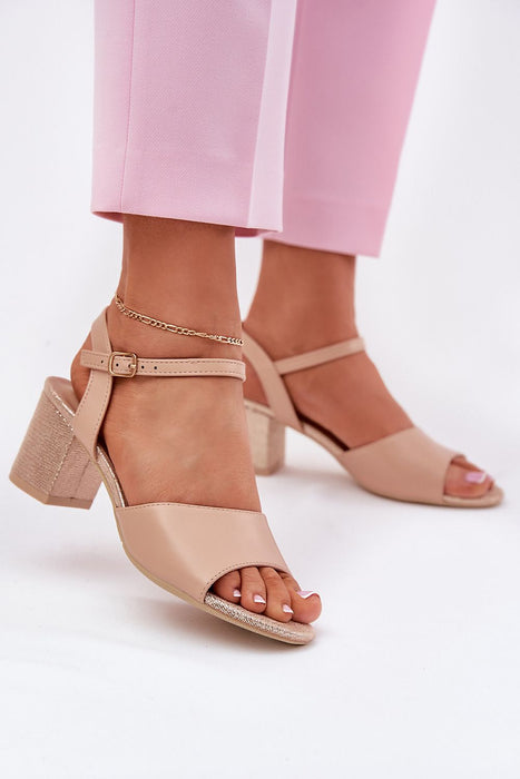 Veranisse Column Heel Sandals