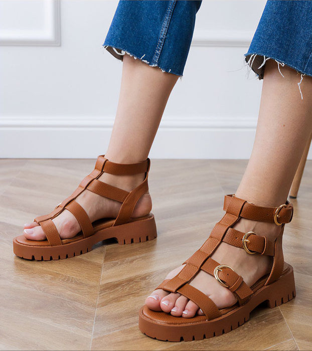 Stravella Gladiator Strap Sandals