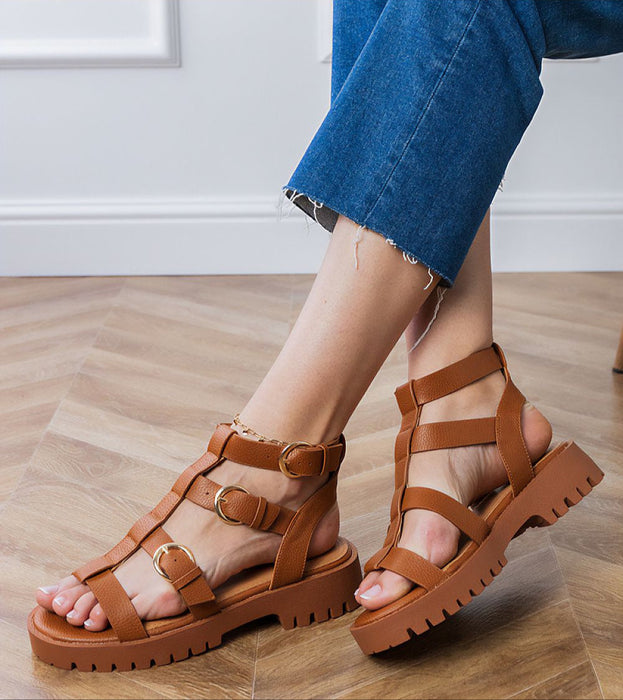 Stravella Gladiator Strap Sandals