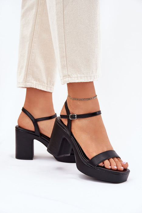 Zafirelle Block-Heel Evening Sandals