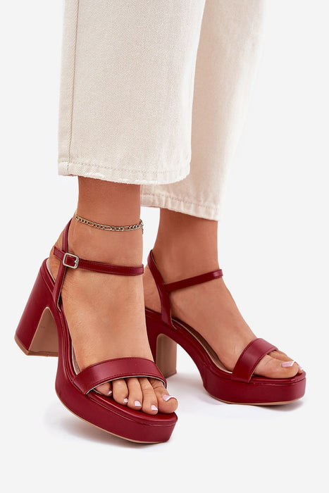 Zafirelle Block-Heel Evening Sandals