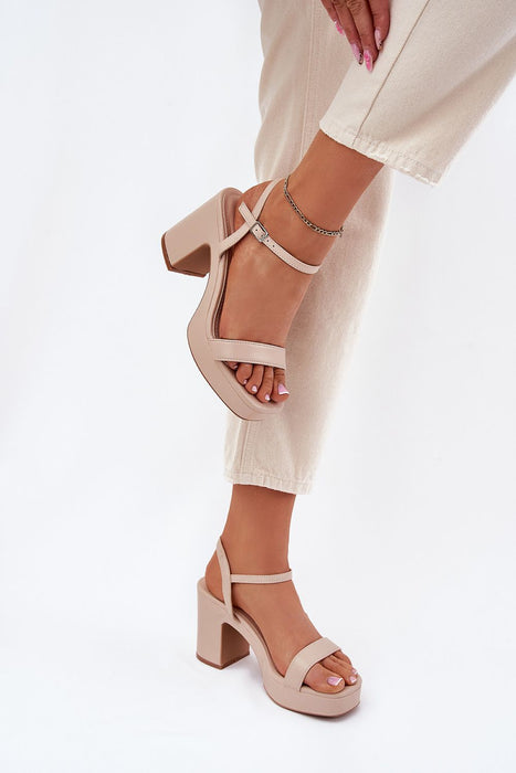 Zafirelle Block-Heel Evening Sandals