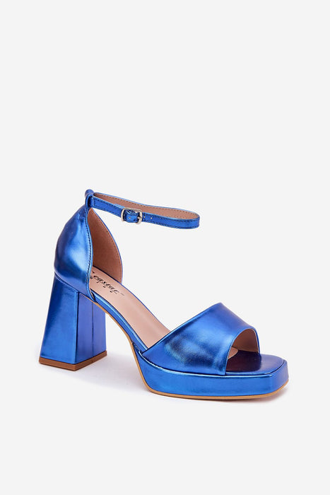 Arvelinne Classic Pillar Heel Sandals