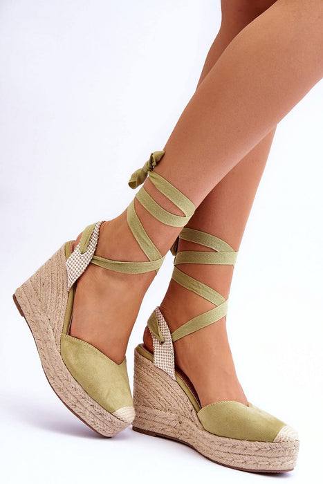 Liorenna Lace-Up Platform Sandals