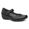 DANSKO sandal 35 / Medium / Black Milled Nappa Fawna 673088277536 Fawna
