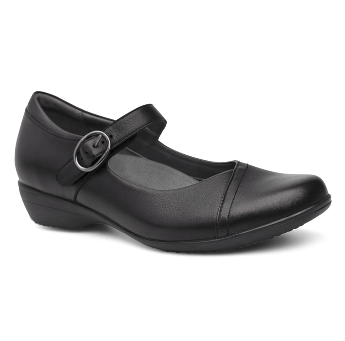DANSKO sandal 35 / Medium / Black Milled Nappa Fawna 673088277536 Fawna