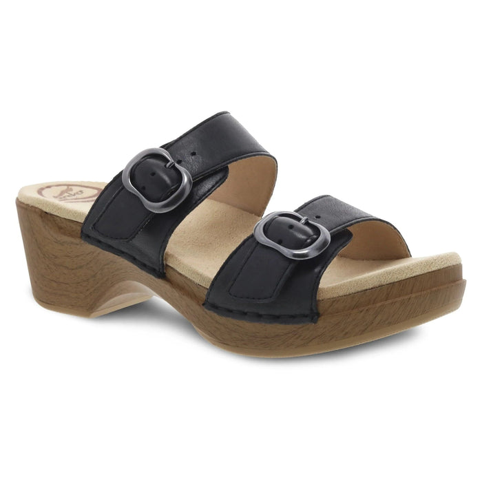 DANSKO sandal 36 / Medium / Black/Sophie Full Grain Sophie full grain leather 673088221331 Sophie full grain leather
