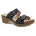 DANSKO sandal 36 / Medium / Black/Sophie Full Grain Sophie full grain leather 673088221331 Sophie full grain leather