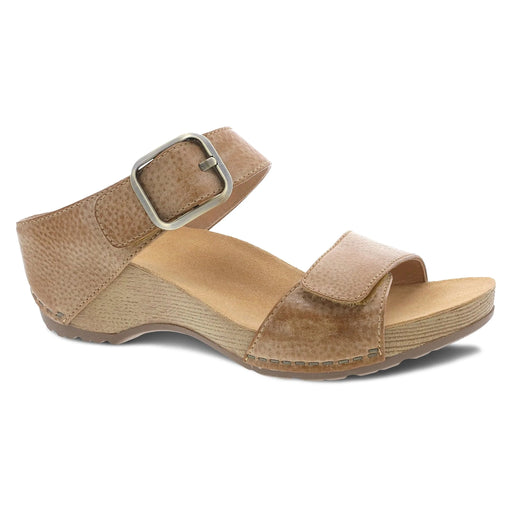 DANSKO SANDAL 36 / Medium / Tan Tanya Milled Burnished 673088416829 Tanya Milled Burnished