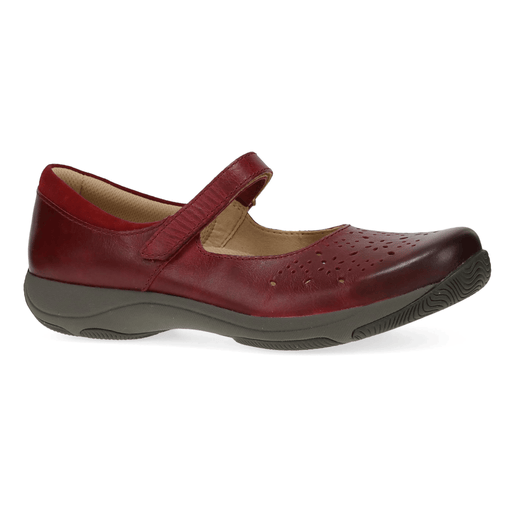 DANSKO SANDAL 36 / Red Waxy Burnished Stacy 673088467982 Stacy