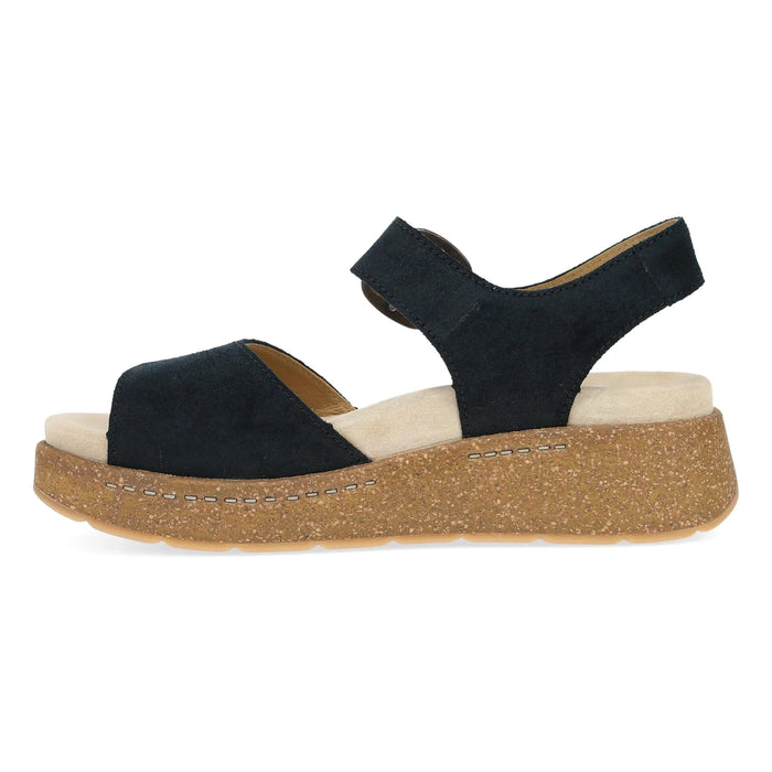 DANSKO SANDAL Bianca Burnished Suede Black Bianca Burnished Suede Black