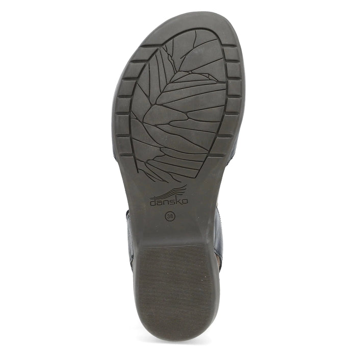 DANSKO SANDAL Rowan Black Waxy Burnished Mary Jane Rowan Black Waxy Burnished Mary Jane
