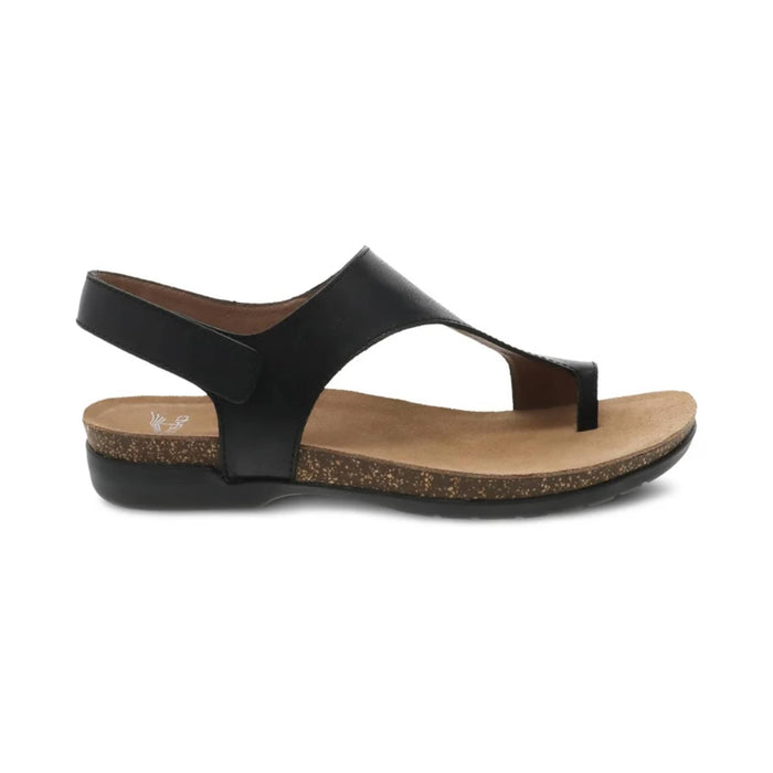 DANSKO sandals 36 / Medium Reece Black Waxy Burnished 673088363314 Reece Black Waxy Burnished