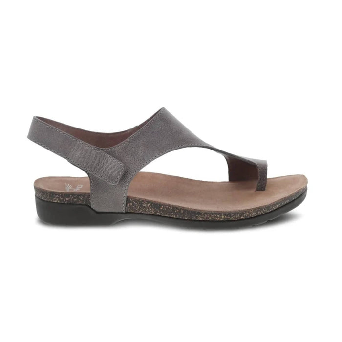 DANSKO SANDALS 36 / Medium Reece Stone Waxy Burnished 673088343828 Reece Stone Waxy Burnished