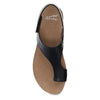 DANSKO sandals Reece Black Waxy Burnished Reece Black Waxy Burnished