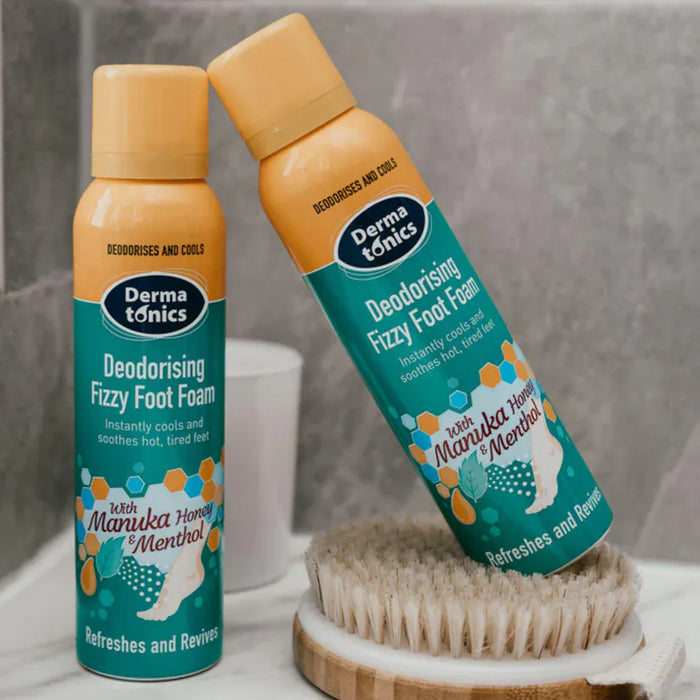 Dermatonics FOOT CARE Deodorising Fizzy Foot Foam 5060189411283 Deodorising Fizzy Foot Foam
