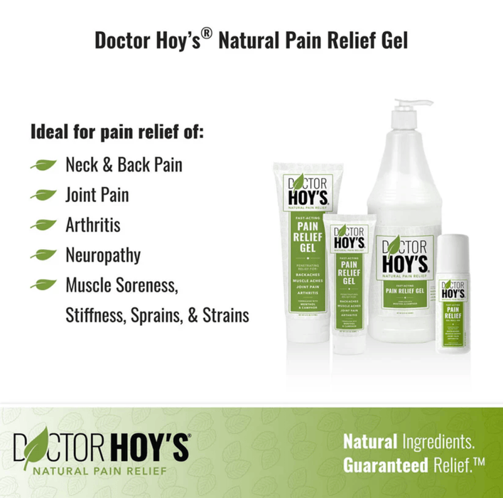 Doctor Hoy's LOTION 3 oz. Roll On Pain Relief Gel 310842000183 3 oz. Roll On Pain Relief Gel