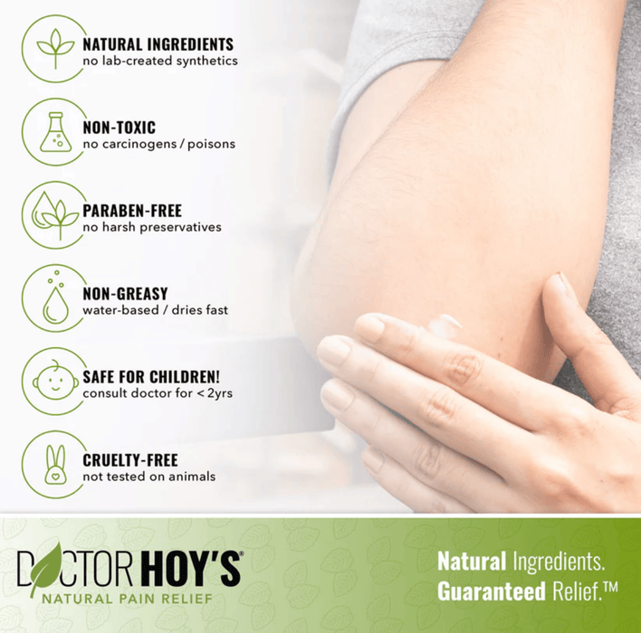 Doctor Hoy's LOTION Doctor Hoy's Natural Pain Relief Gel | 3 oz Tube 310842000145 Doctor Hoy's Natural Pain Relief Gel | 3 oz Tube