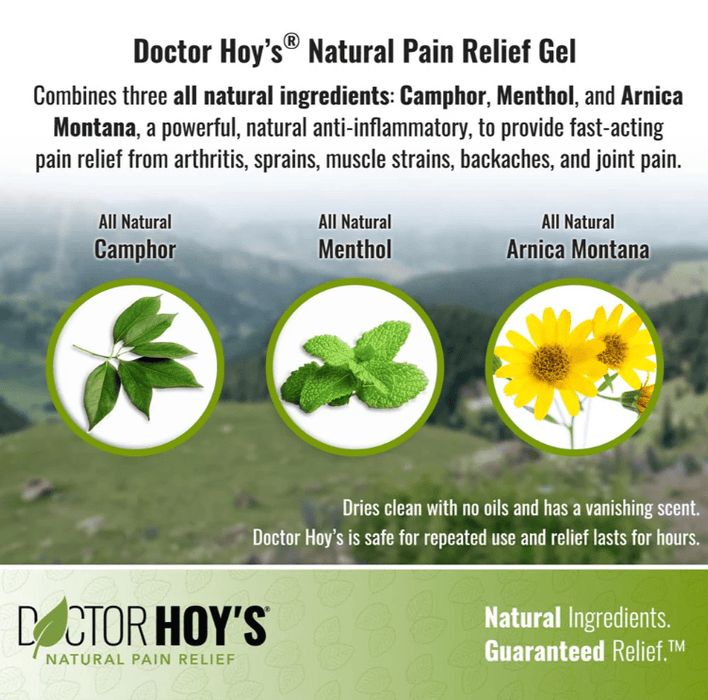 Doctor Hoy's LOTION Doctor Hoy's Natural Pain Relief Gel | 6 oz Tube 310842000138 Doctor Hoy's Natural Pain Relief Gel | 6 oz Tube