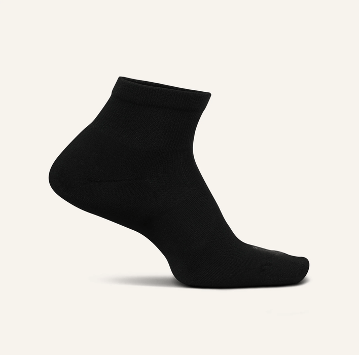 FEETURES SOCKS Small / Black Therapeutic Max Cushion Quarter Sock Therapeutic Max Cushion Quarter Sock