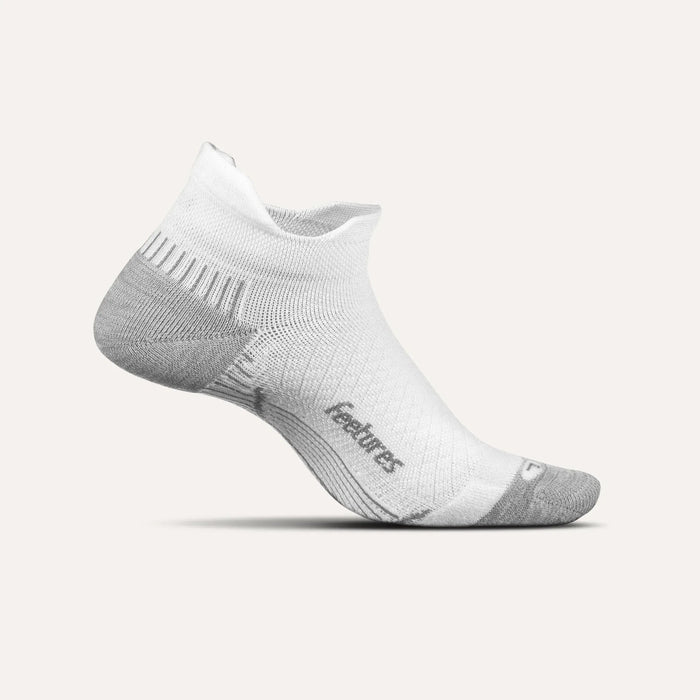 FEETURES SOCKS Small / white Plantar Fasciitis Relief Sock Light Cushion Tab Plantar Fasciitis Relief Sock Light Cushion Tab