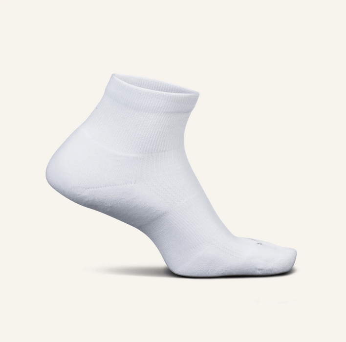 FEETURES SOCKS Small / White Therapeutic Max Cushion Quarter Sock 840557113637 Therapeutic Max Cushion Quarter Sock