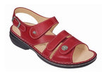 FINN COMFORT Sandals EU 36 / US 6 / Red GOMERA-SOFT FOOTBED GOMERA-SOFT FOOTBED