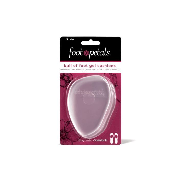 FOOT PETALS food care Clear (3 Pairs) | Gel Ball of Foot Cushions 848966009404 Clear (3 Pairs) | Gel Ball of Foot Cushions