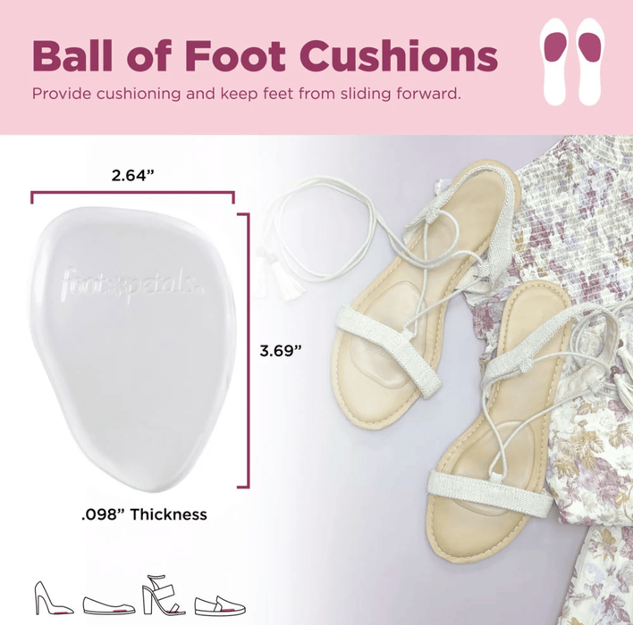 FOOT PETALS food care Gel Ball of Foot Cushions 832135002174 Gel Ball of Foot Cushions