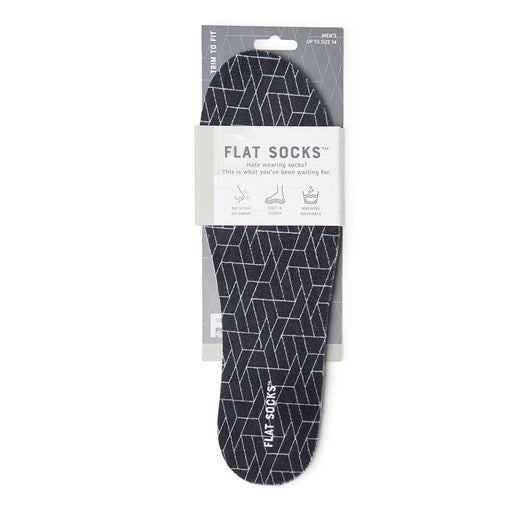 FOOT PETALS SOCKS Black Men's Flat Socks Flat Socks 848966024537 Men's Flat Socks Flat Socks