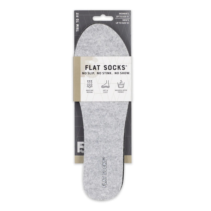 FOOT PETALS SOCKS Light Heather Grey Men's Flat Socks Flat Socks 848966024513 Men's Flat Socks Flat Socks