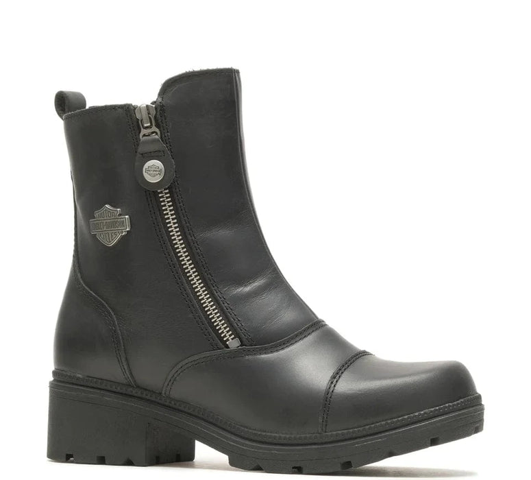 HARLEY-DAVIDSON boots 5 / Black Women's Amherst Short Boot Women's Amherst Short Boot