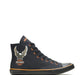HARLEY-DAVIDSON SHOES 7 / Black Men's Nathan Eagle High Top Casual Sneaker Men's Nathan Eagle High Top Casual Sneaker