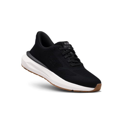 KIZIK SHOES WOMEN'S ATHENS 2 KNIT BLACK/BRIGHT WHITE WOMEN'S ATHENS 2 KNIT BLACK/BRIGHT WHITE