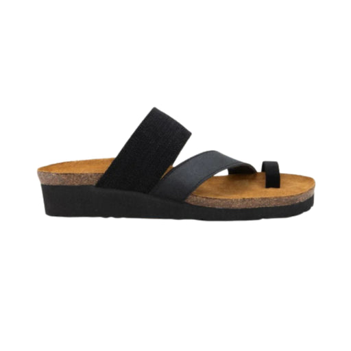 NAOT SANDAL 36 / Blac/Black Elastic Naot Women's Sia Naot Women's Sia